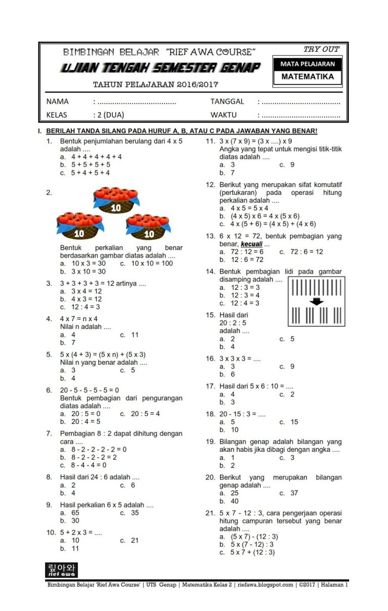 5 Cara Download Soal UKK Kelas 3 Matematika Ternyata Semudah Ini