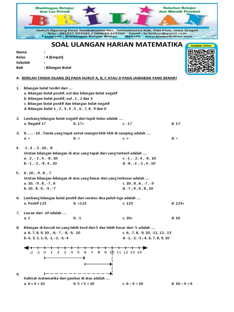 5 Rahasia Bank Soal Cerita Bilangan Bulat Kelas 4 SD yang Wajib Guru Tahu di 2026