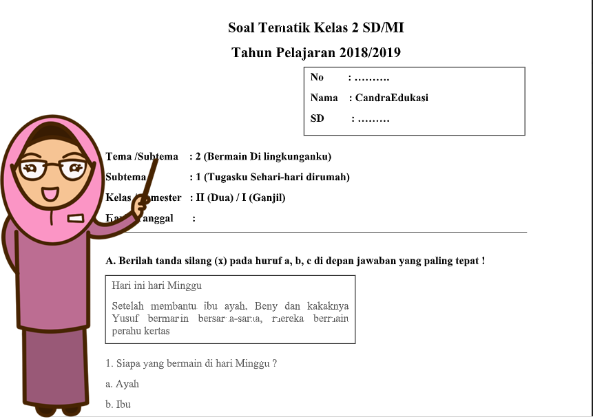 5 Soal Tersembunyi Tema 4 Sub Tema 1 Kelas 3 yang Wajib Diketahui Orang Tua
