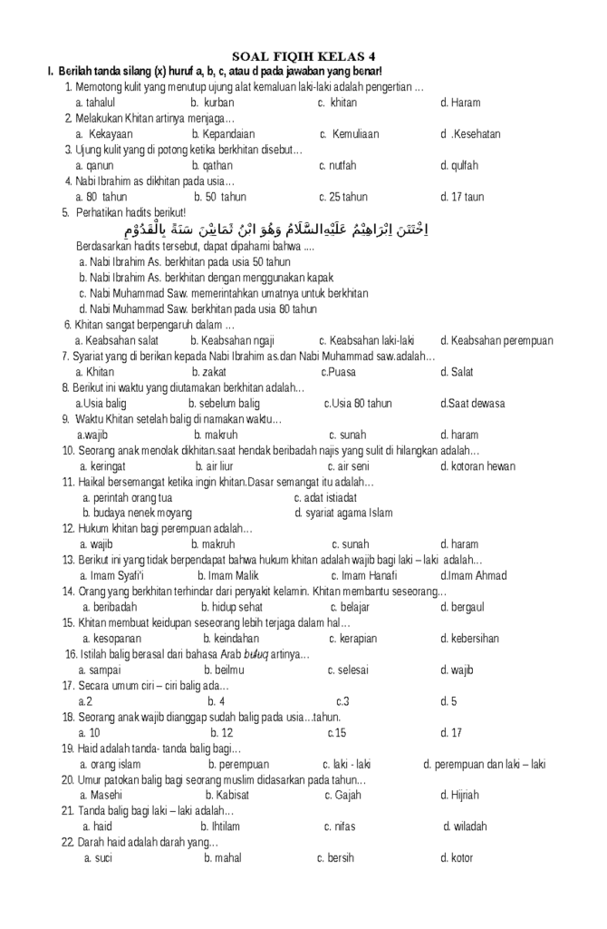 Akhirnya Ada Bank Soal Fiqih Kelas 4 MI Lengkap, 3 Tips Belajar Efektifnya Wajib Tahu