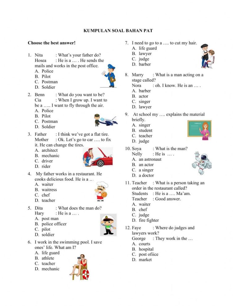 Akhirnya Tersedia 3 Sumber Download Soal UKK Bahasa Inggris Kelas 3 SD Semester 2 Terlengkap Akhirnya Tersedia 3 Sumber Download Soal UKK Bahasa Inggris Kelas 3 SD Semester 2 Terlengkap