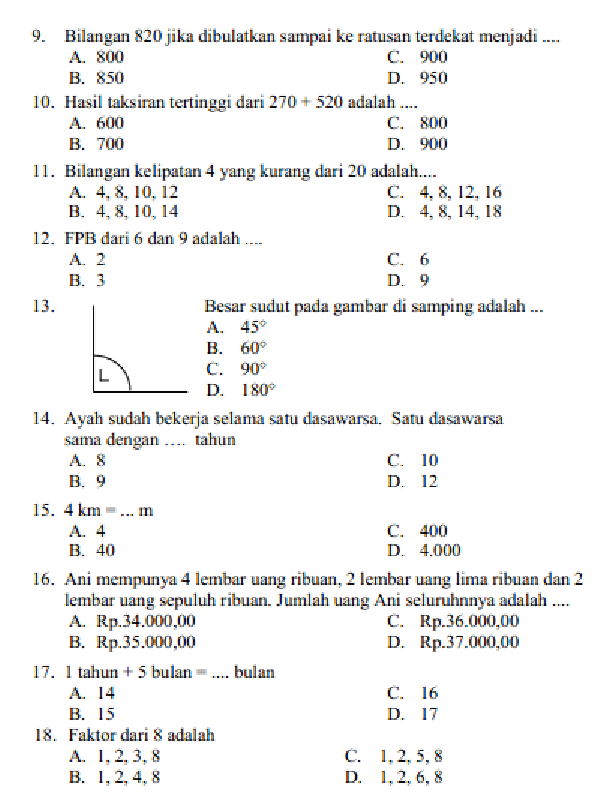 Akhirnya Tersedia Bank Soal dan Kunci Jawaban K13 Kelas 4 Semester 1 untuk Latihan Sumatif Pancasila