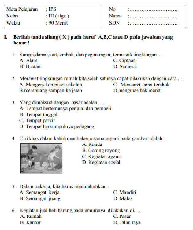 7 Rahasia Download Soal UKK IPS Kelas 3 SD DOC yang Wajib Tahu Sebelum Terlambat