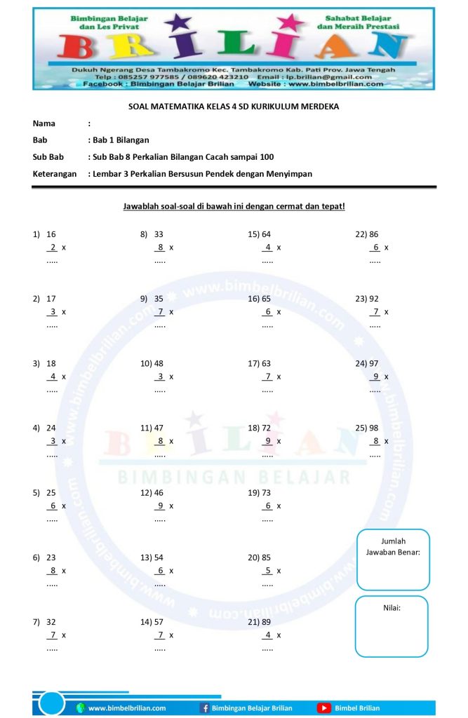 Soal Matematika Kelas 4 Perkalian Ternyata Muncul di Sulingjar 2026, Ini 3 Fakta Mengejutkan Guru SD