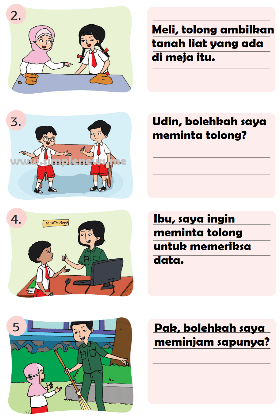 Terbukti! 7 Contoh Soal Permintaan Tolong Kelas 2 SD untuk Membantu Anak Belajar Mudah